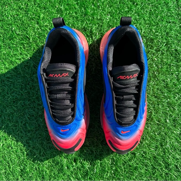 Nike Air Max 720 Black / Racer Blue Flash Crimson - Picture 6 of 13